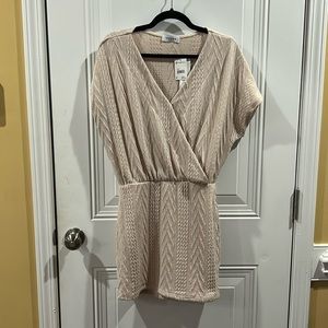 Proceeds go to Charity! GILLI Knit Cream Colored Dress